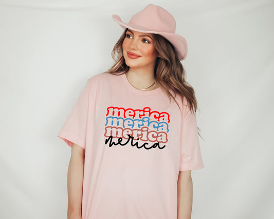Merica Merica Merica T-Shirt or Crew Sweatshirt