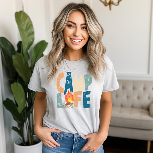 *Camp Life T-Shirt or Crew Sweatshirt