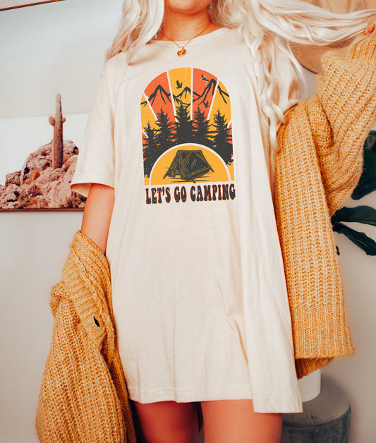 *Let's Go Camping T-Shirt or Crew Sweatshirt