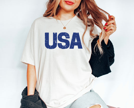 USA T-Shirt or Crew Sweatshirt