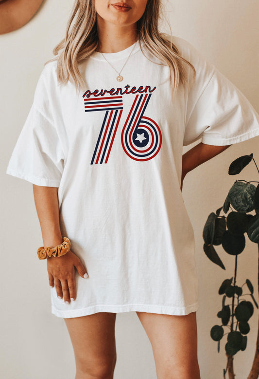 Seventeen76 T-Shirt or Crew Sweatshirt