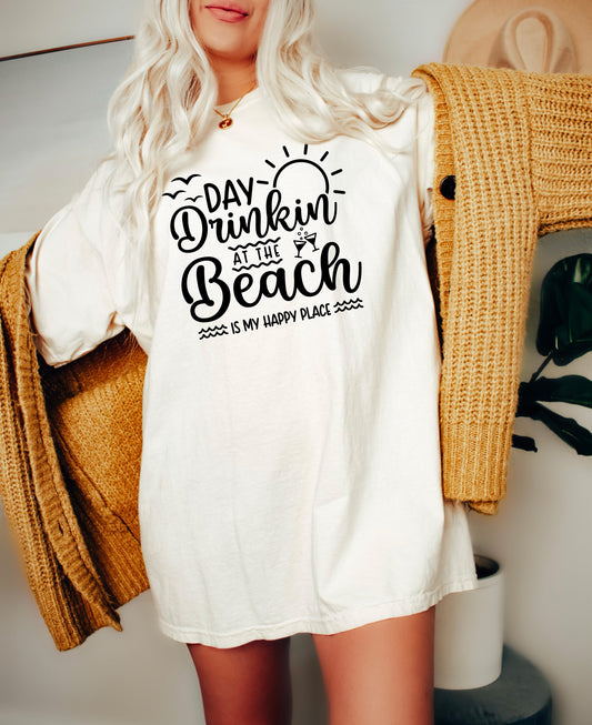 Day Drinkin' At The Beach T-Shirt or Crew Sweatshirt