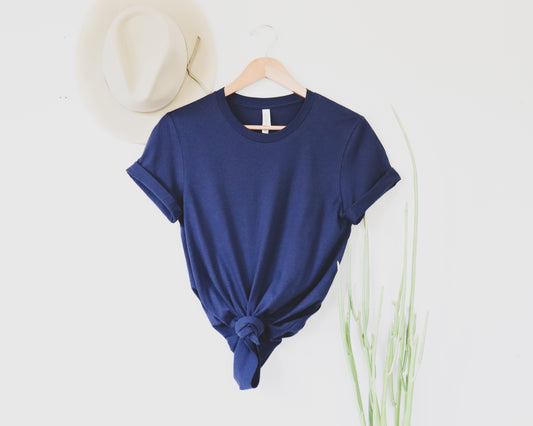 Navy Bella + Canvas Unisex Tee