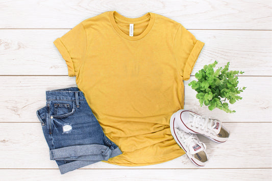 Gold Bella + Canvas Unisex Tee