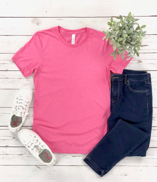 Charity Pink Bella + Canvas Unisex Tee