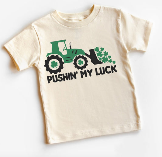 Pushin' My Luck Tractor & Clovers Tee