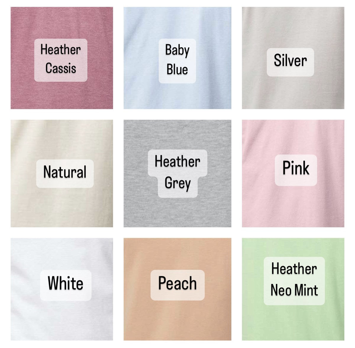 Adorable Curved Neck Tees