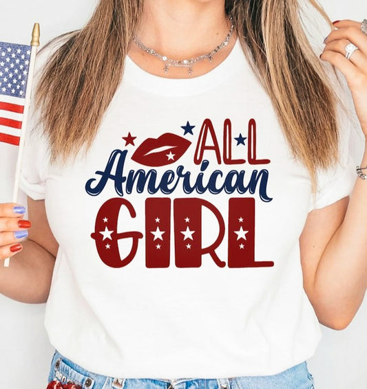 All American Girl T-Shirt or Crew Sweatshirt
