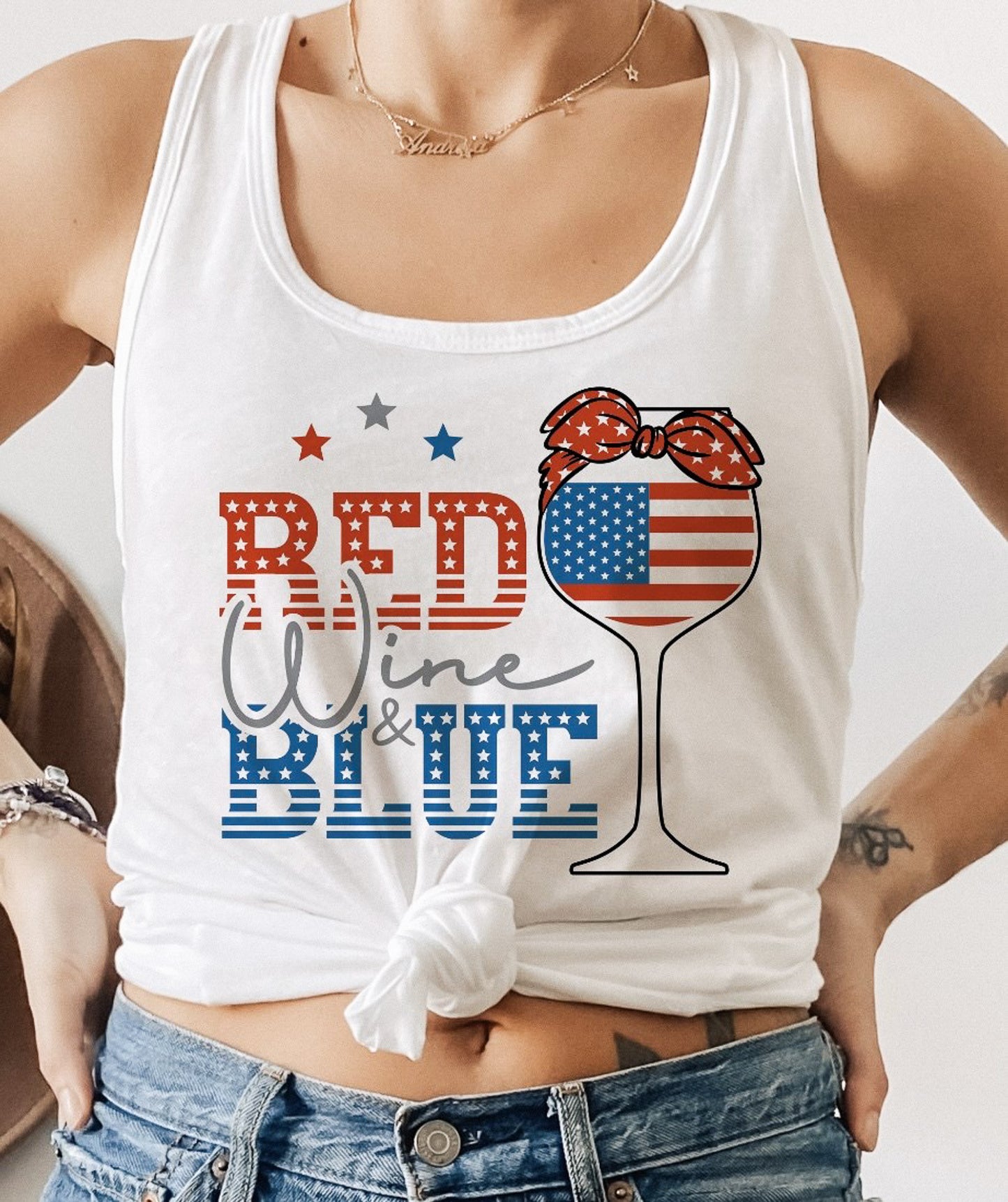 Red Wine & Blue Tank