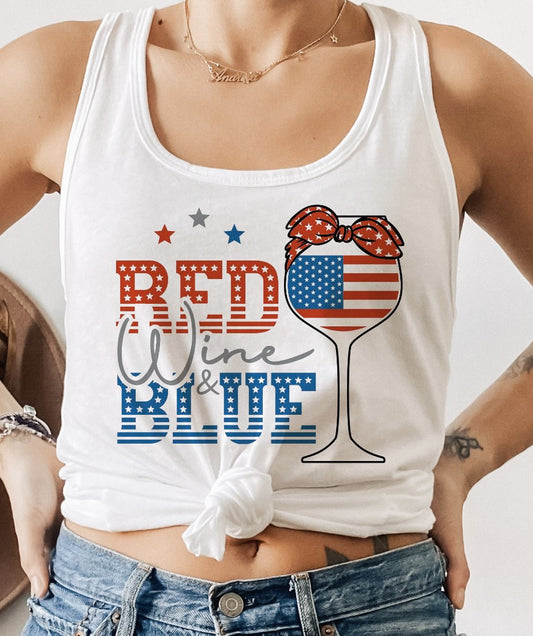 Red Wine & Blue Tank