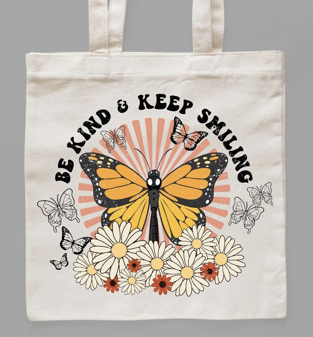 Butterfly canvas online bag