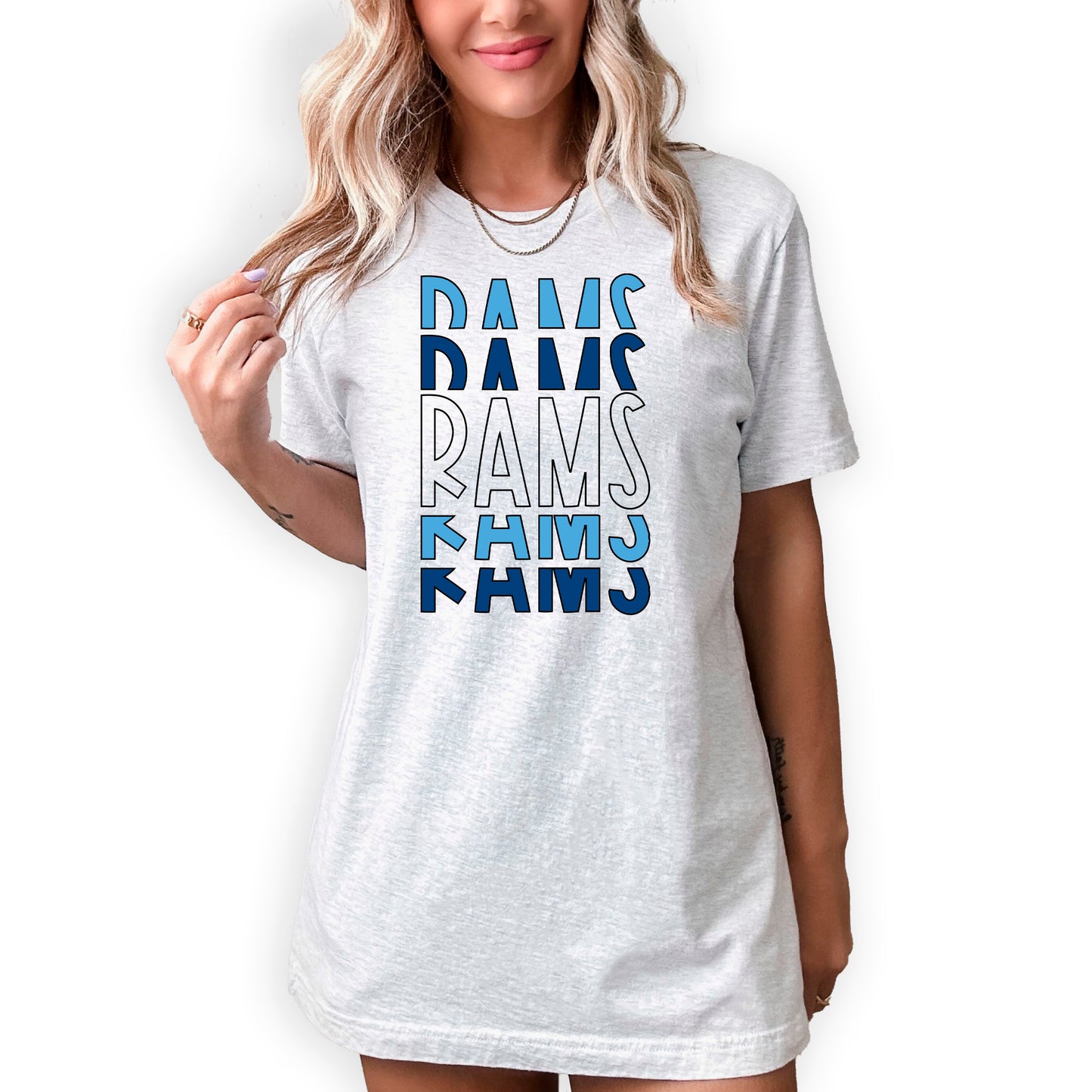 *Retro Stacked Custom Name Tees