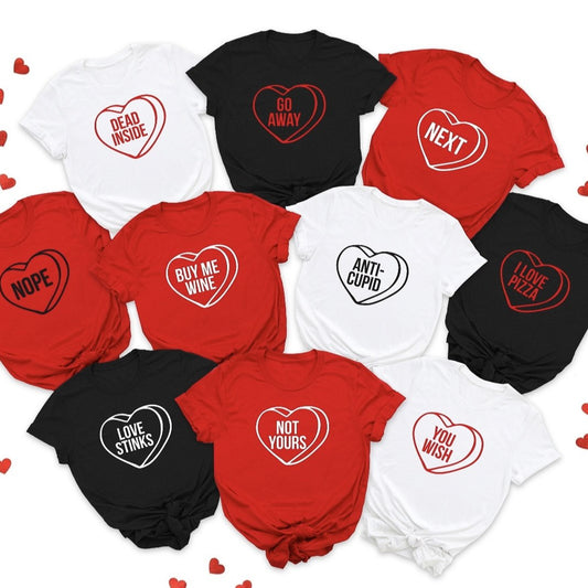 Custom Conversation Heart Tees