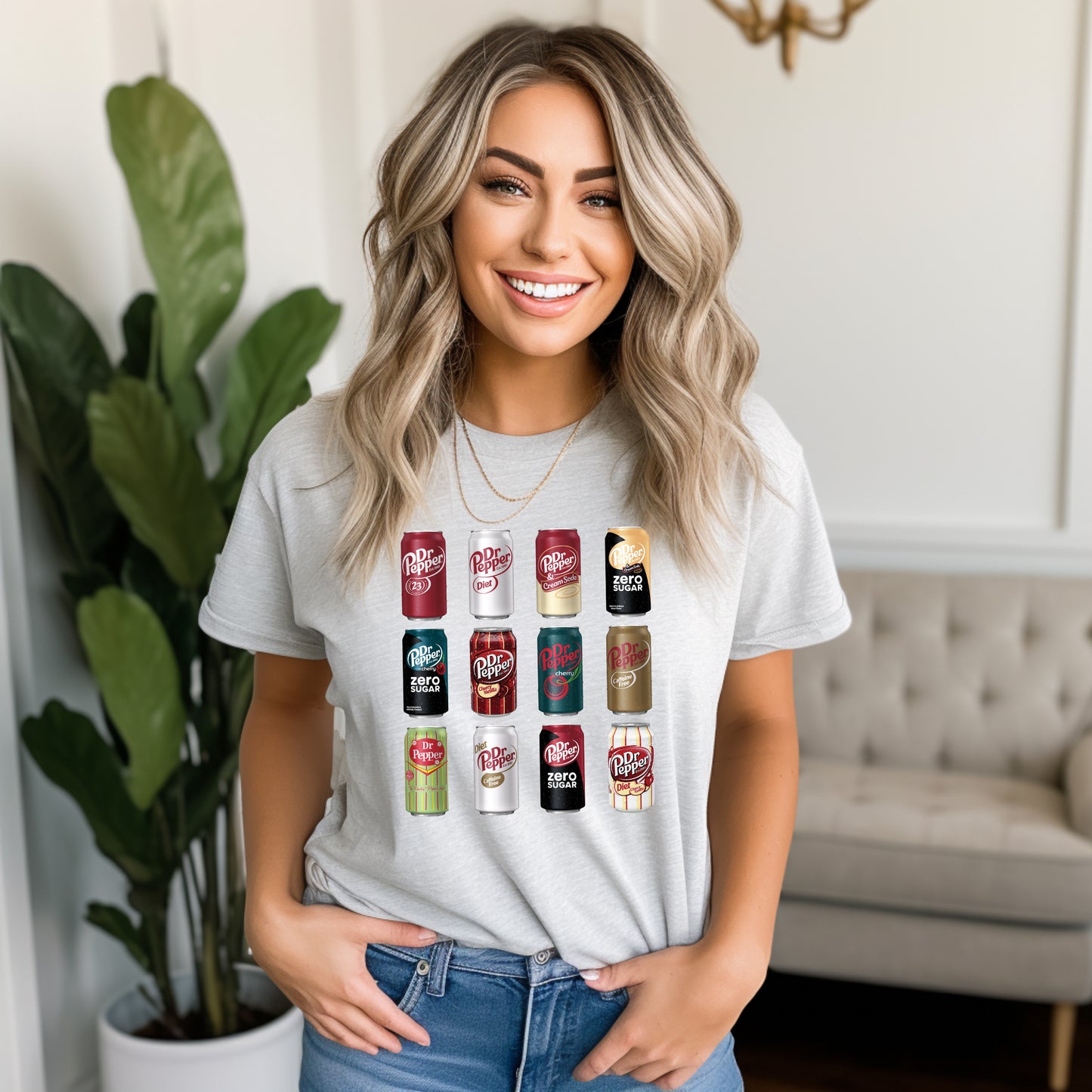 *Dr Pepper Cans T-Shirt or Crew Sweatshirt