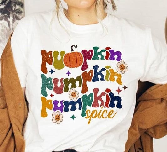 Pumpkin Pumpkin Pumpkin Spice T-Shirt or Crew Sweatshirt