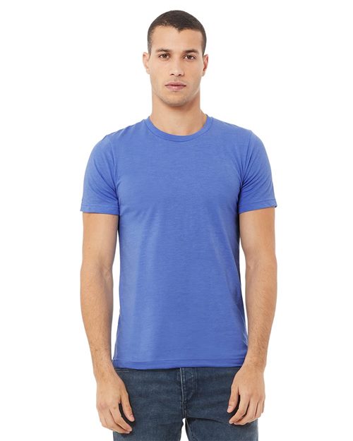 Heather True Royal Bella + Canvas Unisex Tee