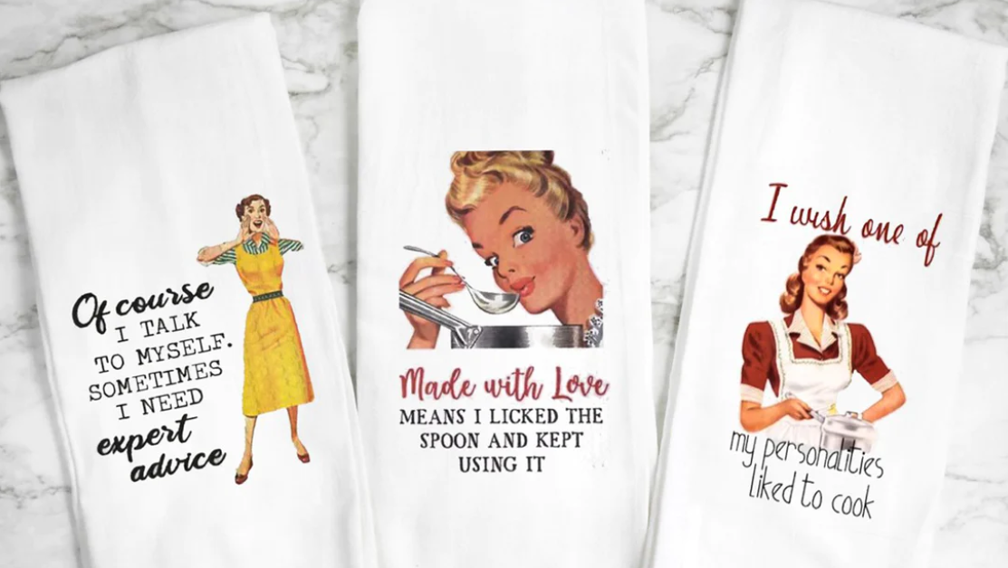 Hilarious Housewife Tea Towels 2-Pack