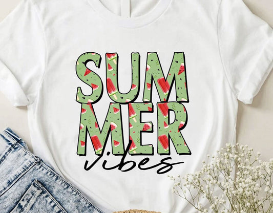 Summer Vibes T-Shirt or Crew Sweatshirt