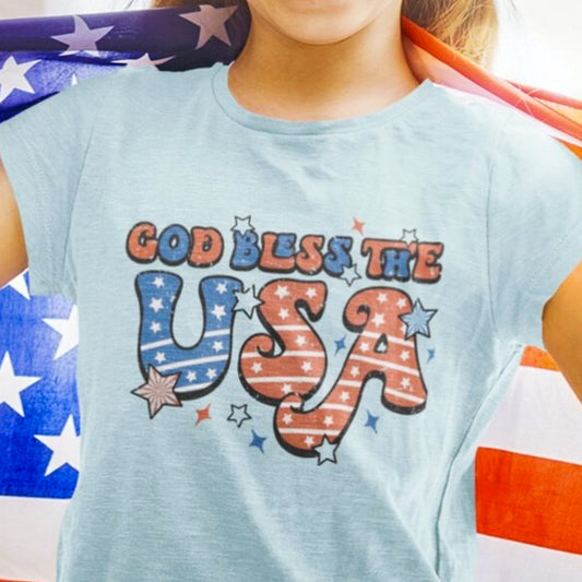 God Bless The USA Tee/Bodysuit