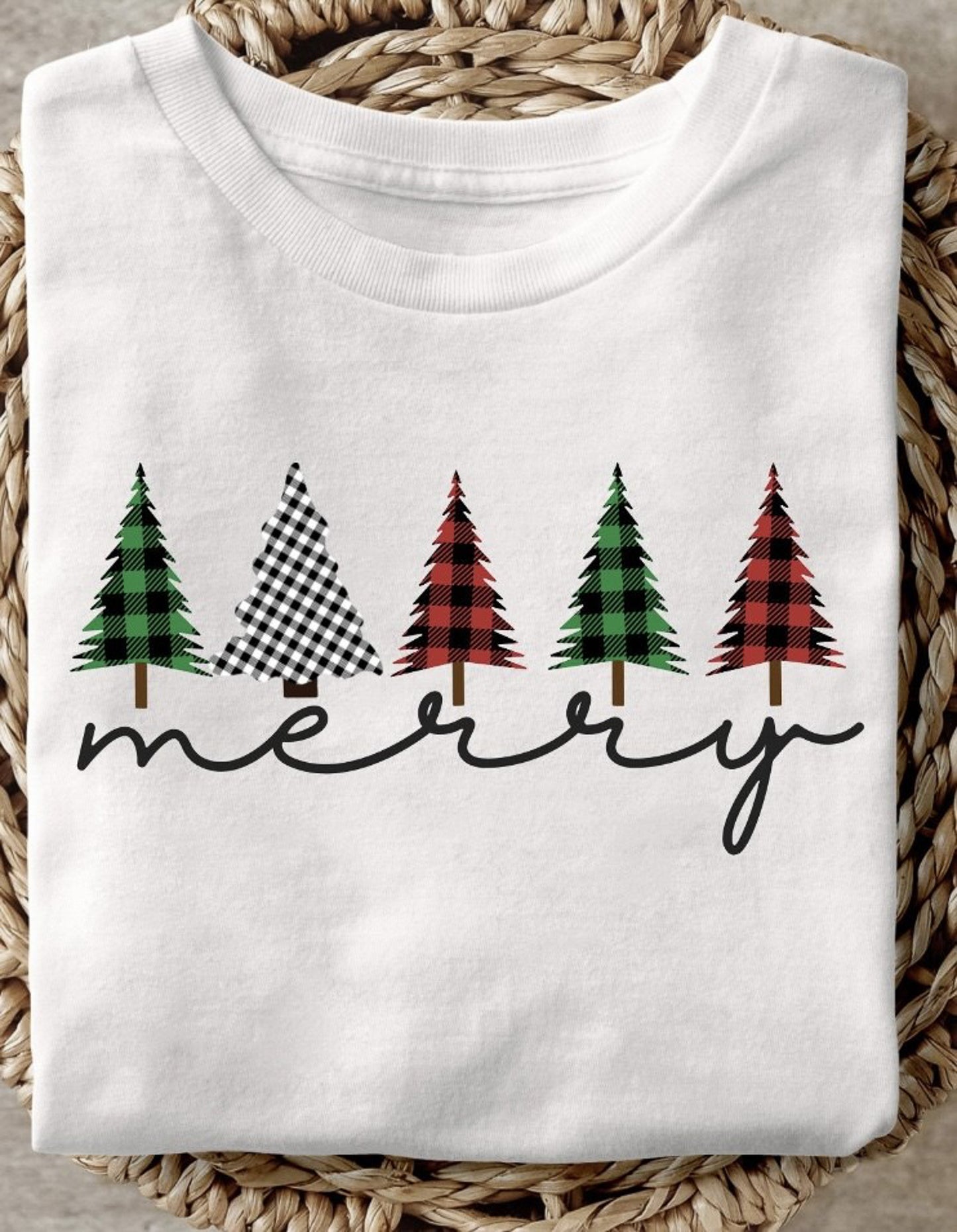 Merry With 5 Patterned Trees