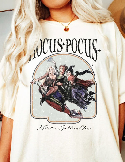 Hocus Pocus I Put A Spell On You T-Shirt or Crew Sweatshirt