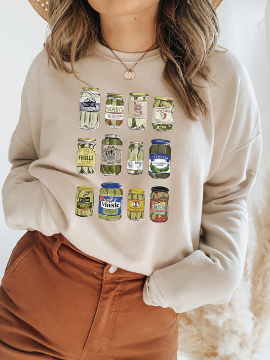 *12 Jars Of Pickles T-Shirt or Crew Sweatshirt