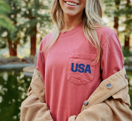 USA Pocket Tee