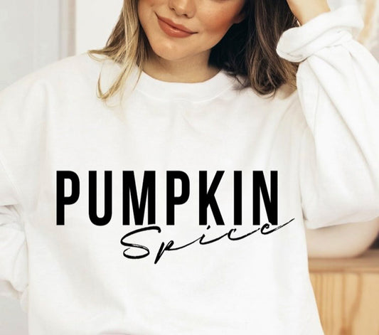 Pumpkin Spice T-Shirt or Crew Sweatshirt