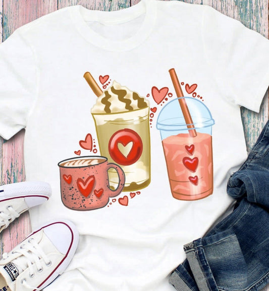 Valentine Drinks Tee