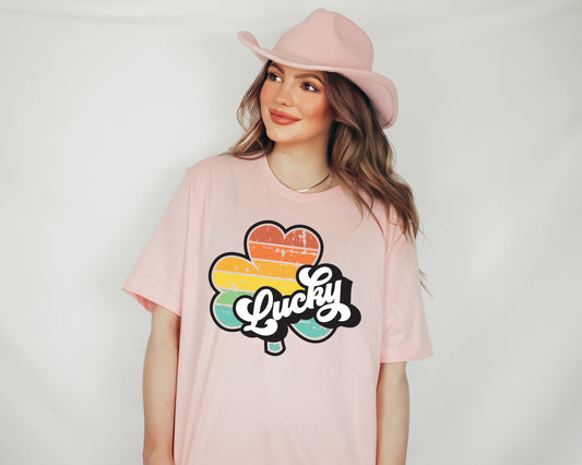 Lucky Retro Clover Tee
