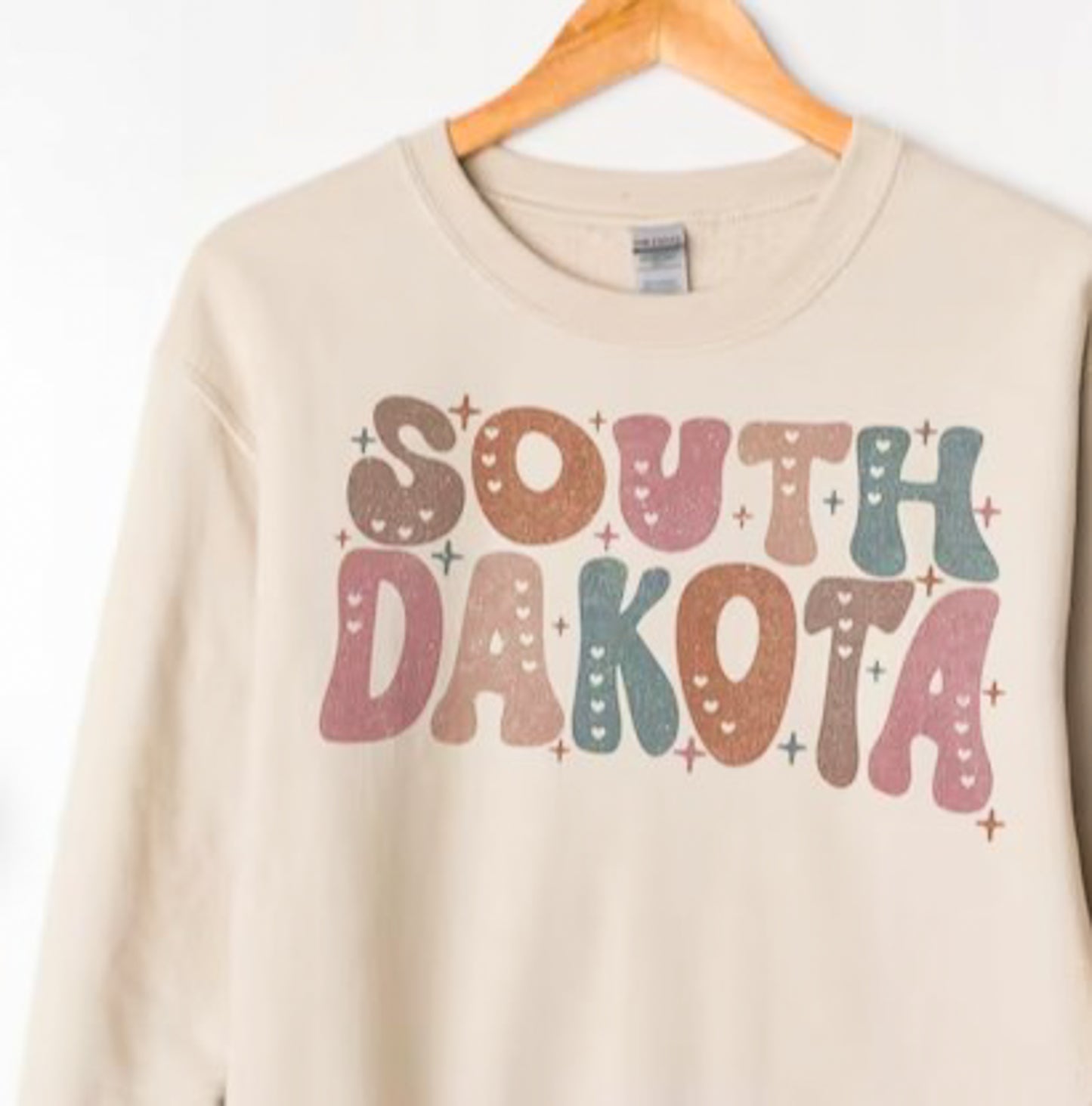 *State Shape Crew Sweatshirts