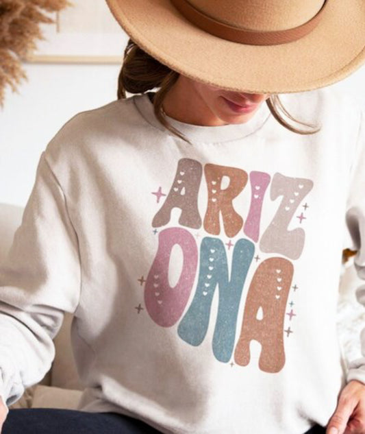 *State Shape Crew Sweatshirts