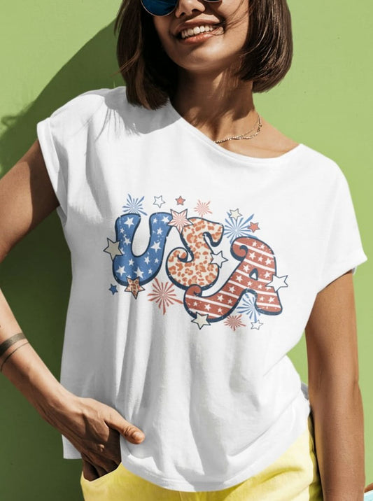 USA T-Shirt or Crew Sweatshirt