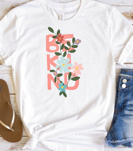 Be Kind Floral Tee