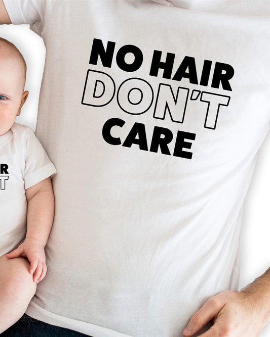No Hair Don't Care T-Shirt or Crew Sweatshirt