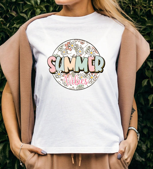 Summer Vibes T-Shirt or Crew Sweatshirt