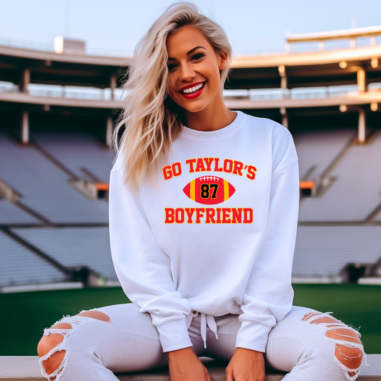 Go Taylor's Boyfriend Sweatshirt or T Shirt Youth & Adult Sizes