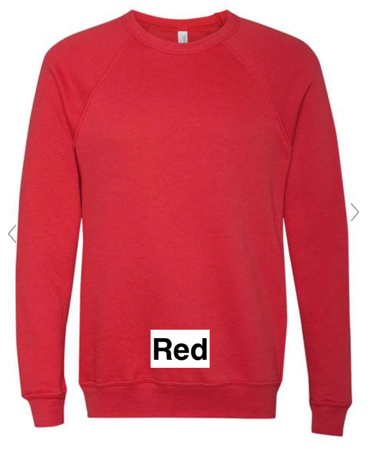Let It Snow Let It Snow Let It Snow In Rectangle Crew Sweatshirt