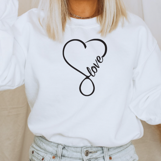 Infinity Love Crew Sweatshirt