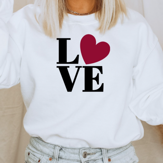 NY Style Love Crew Sweatshirt