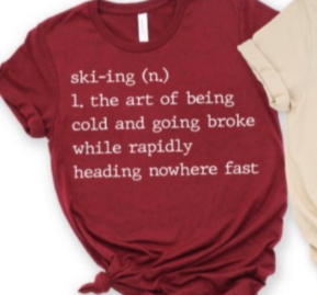 Skiing Definition Tee