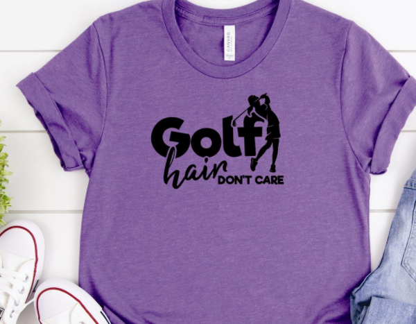 Golf Hair Don't Care Tee