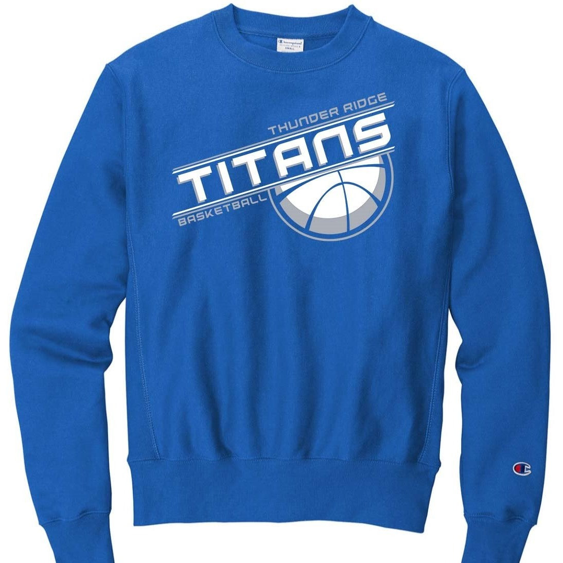 Royal Champion Titans Slant Crew Sweatshirt