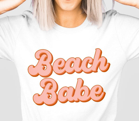Beach Babe T-Shirt or Crew Sweatshirt