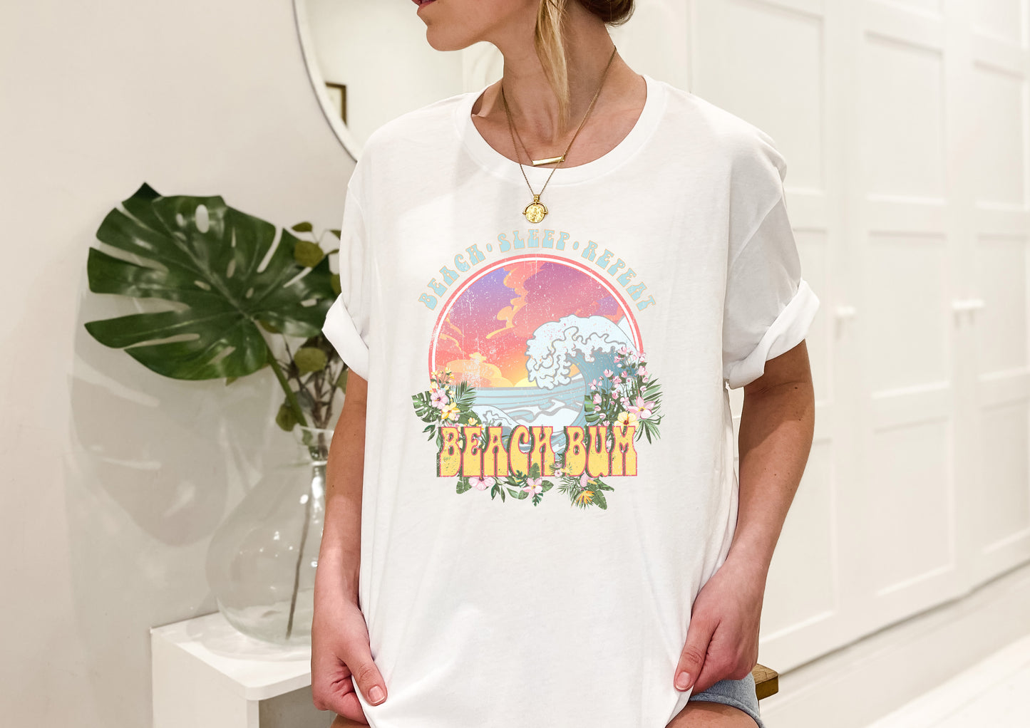 *Beach Bum T-Shirt or Crew Sweatshirt