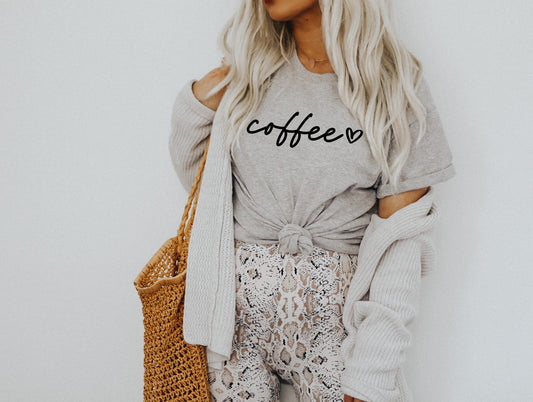 Coffee With Heart Tee