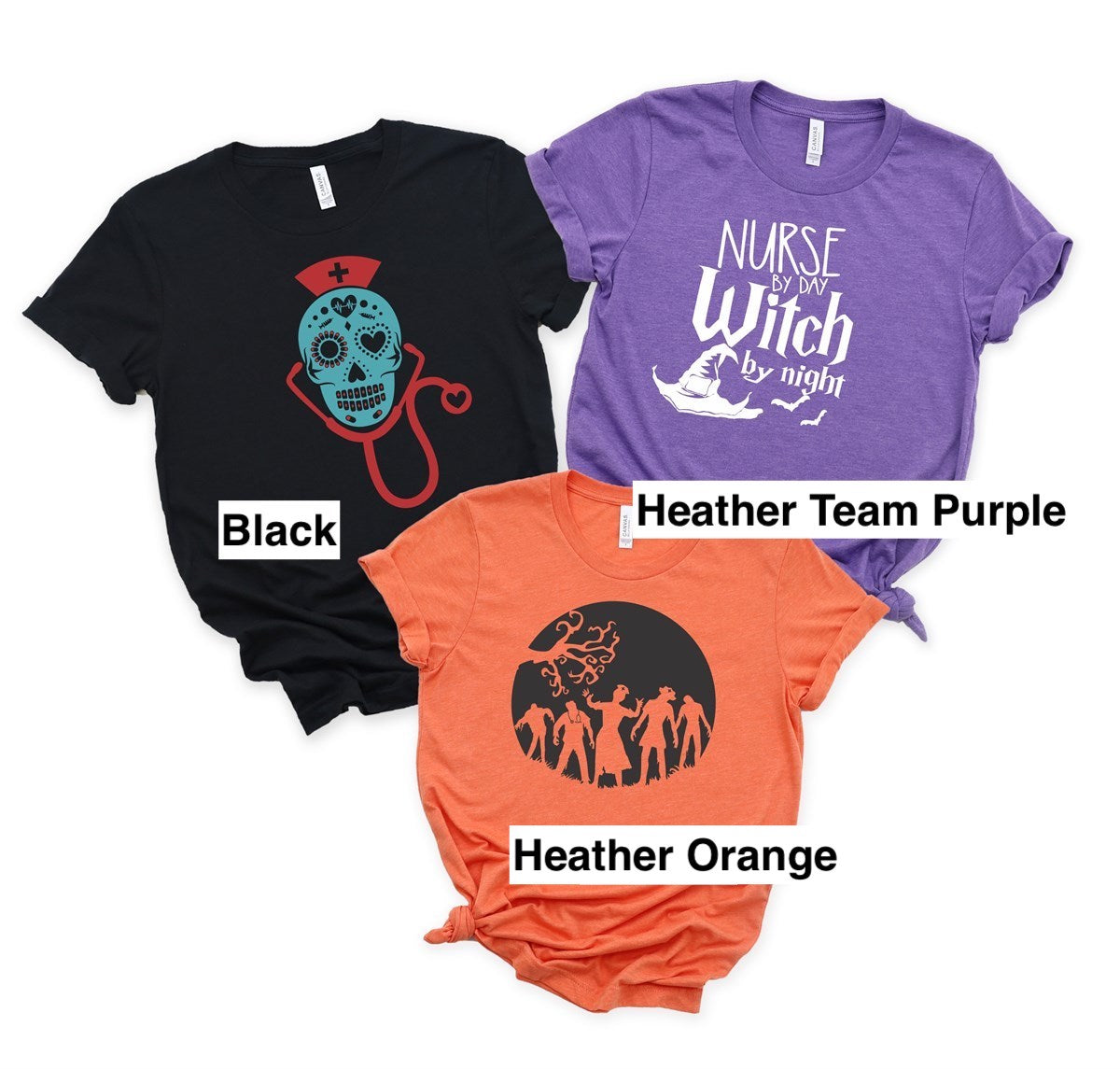 Nurse Sugar Skull Tee