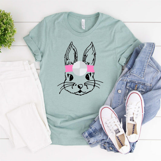 Nurse Bunny With Head Mirror Tee