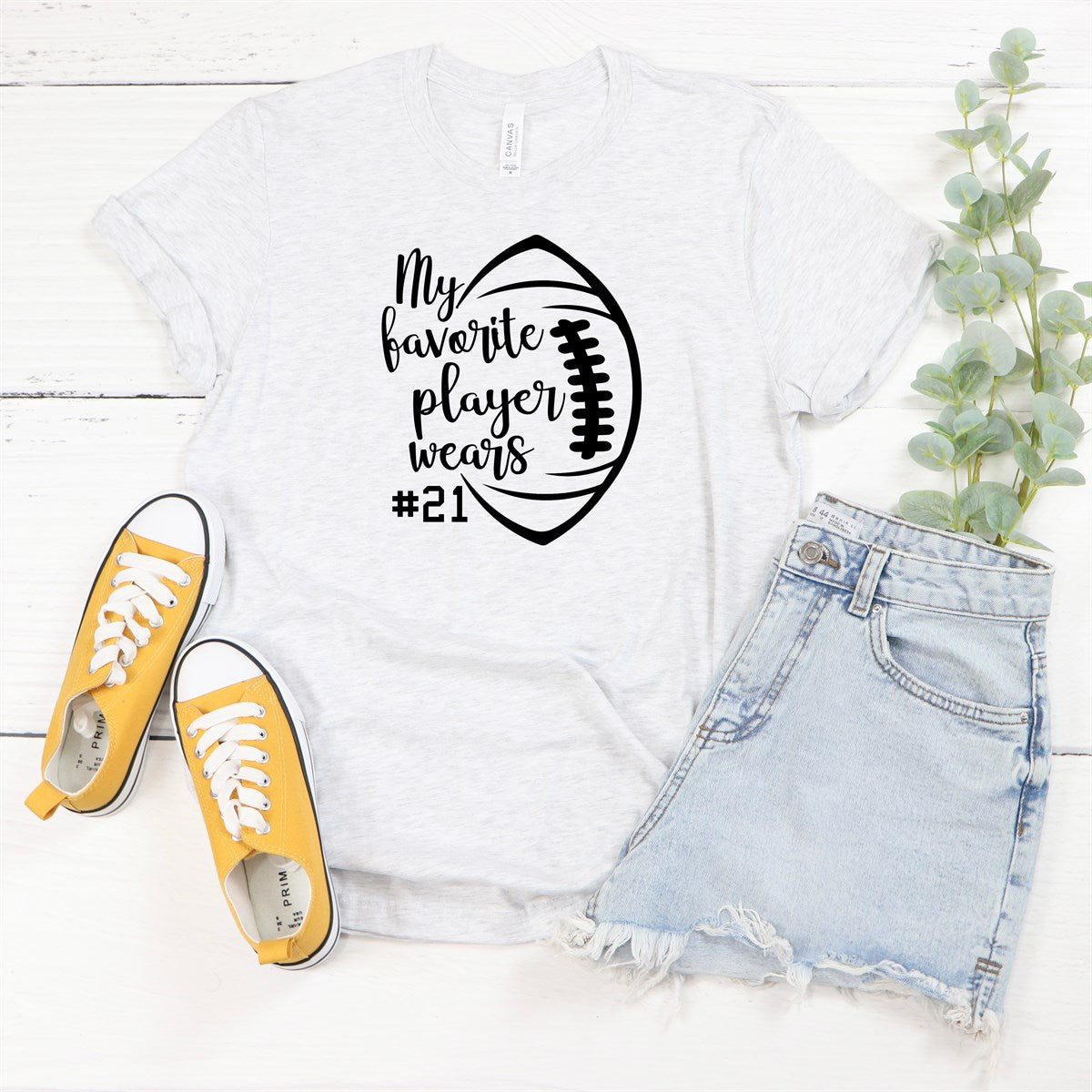 Personalized My Favorite Player Football Tee