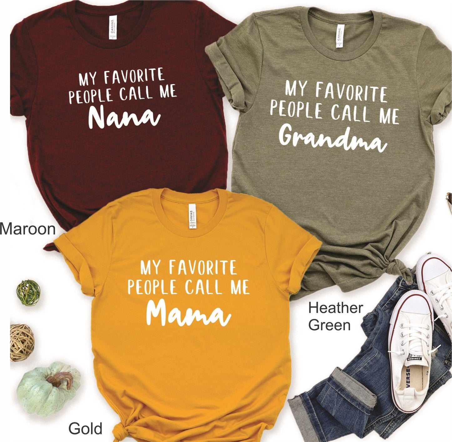 Favorite People Custom Mother's Day Tees